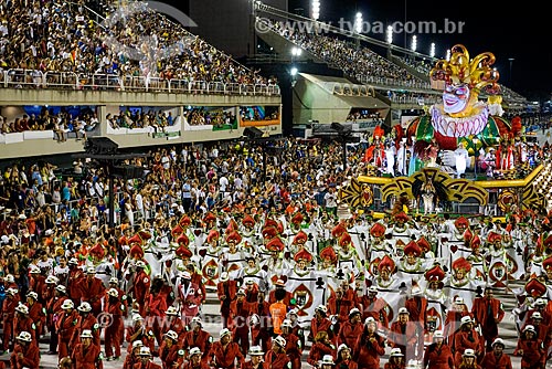 Desfile do Grêmio Recreativo Escola de Samba Acadêmicos do Grande Rio - Carro alegórico - Enredo 2015 - A Grande Rio é do baralho  - Rio de Janeiro - Rio de Janeiro (RJ) - Brasil
