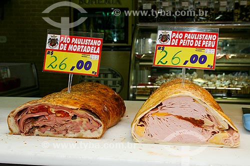  Sanduíches à venda no Mercado Municipal  - São Paulo - São Paulo (SP) - Brasil