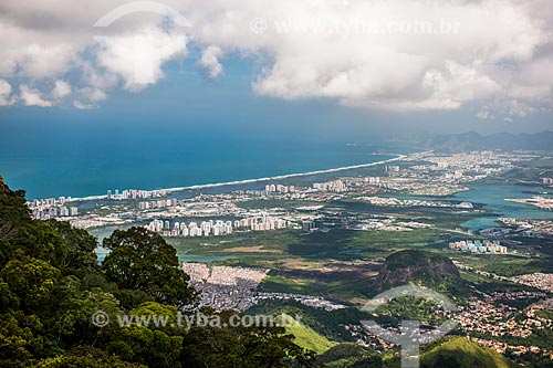  Vista da zona oeste a partir do Mirante da Serrilha do Papagaio  - Rio de Janeiro - Rio de Janeiro (RJ) - Brasil