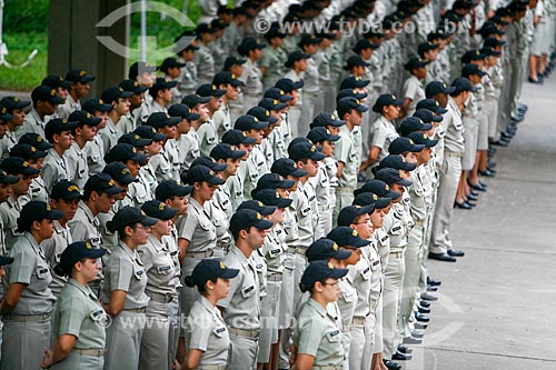  Desfile de alunos da Escola de Formação de Oficiais da Marinha Mercante - EFOMM no Centro de Instrução Almirante Graça Aranha - CIAGA  - Rio de Janeiro - Rio de Janeiro - Brasil