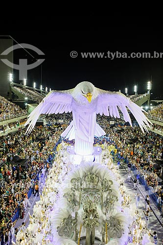 Desfile do Grêmio Recreativo Escola de Samba Portela - Carro alegórico - Enredo 2015 - ImagináRIO: 450 janeiros de uma cidade surreal  - Rio de Janeiro - Rio de Janeiro (RJ) - Brasil
