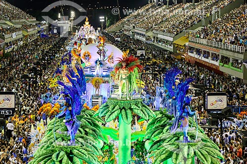  Desfile do Grêmio Recreativo Escola de Samba Portela - Carro alegórico - Enredo 2015 - ImagináRIO: 450 janeiros de uma cidade surreal  - Rio de Janeiro - Rio de Janeiro (RJ) - Brasil