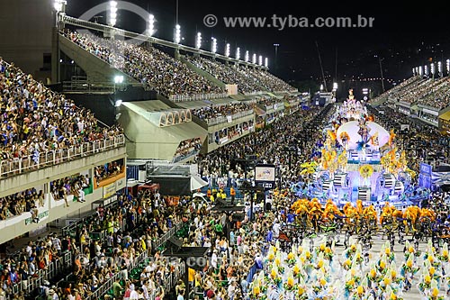  Desfile do Grêmio Recreativo Escola de Samba Portela - Carro alegórico - Enredo 2015 - ImagináRIO: 450 janeiros de uma cidade surreal  - Rio de Janeiro - Rio de Janeiro (RJ) - Brasil