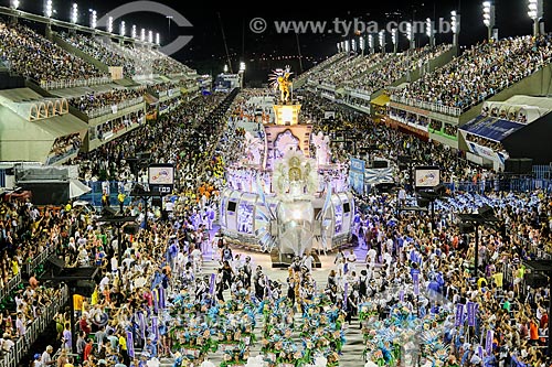  Desfile do Grêmio Recreativo Escola de Samba Portela - Carro alegórico - Enredo 2015 - ImagináRIO: 450 janeiros de uma cidade surreal  - Rio de Janeiro - Rio de Janeiro (RJ) - Brasil