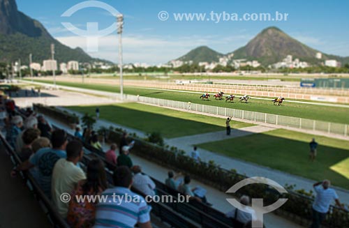  Corrida de cavalos no Hipódromo da Gávea  - Rio de Janeiro - Rio de Janeiro (RJ) - Brasil