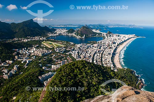  Vista da Lagoa a partir do Morro Dois Irmãos  - Rio de Janeiro - Rio de Janeiro (RJ) - Brasil