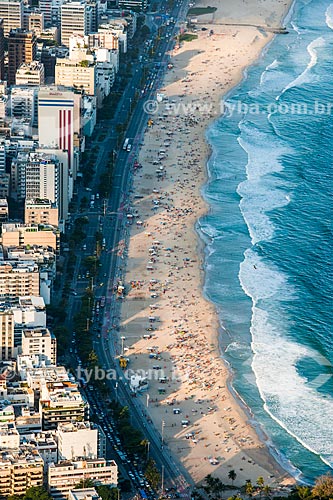  Vista da Praia do Leblon a partir do Morro Dois Irmãos  - Rio de Janeiro - Rio de Janeiro (RJ) - Brasil