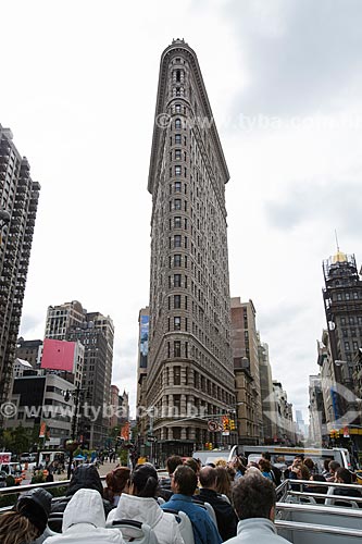  Fachada do Flatiron Building (1902) - também conhecido como Fuller Building - cruzamento da Brodway com a Madison Square  - Cidade de Nova Iorque - Nova Iorque - Estados Unidos
