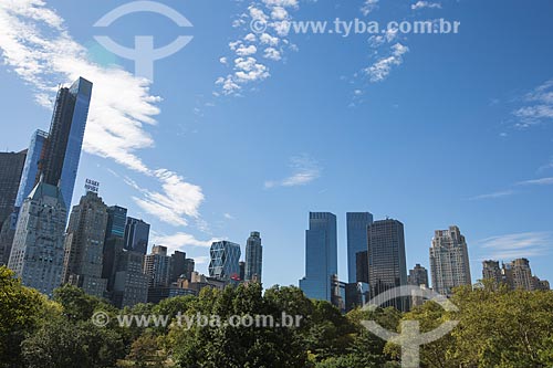  Vista de prédios a partir do Central Park  - Cidade de Nova Iorque - Nova Iorque - Estados Unidos