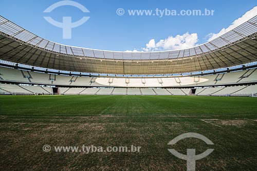  Interior do Estádio Governador Plácido Castelo (1973) - também conhecido como Castelão - após as reformas para a Copa do Mundo no Brasil  - Fortaleza - Ceará (CE) - Brasil
