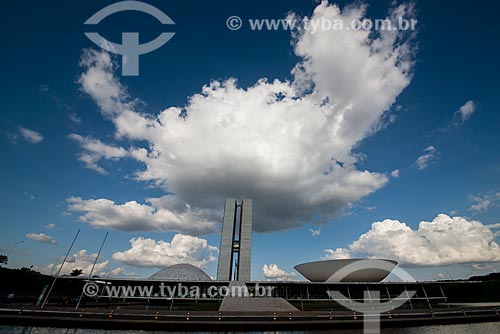  Fachada do Congresso Nacional  - Brasília - Distrito Federal (DF) - Brasil