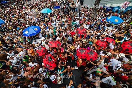  Foliões durante o desfile do bloco de carnaval de rua Cordão do Bola Preta  - Rio de Janeiro - Rio de Janeiro (RJ) - Brasil