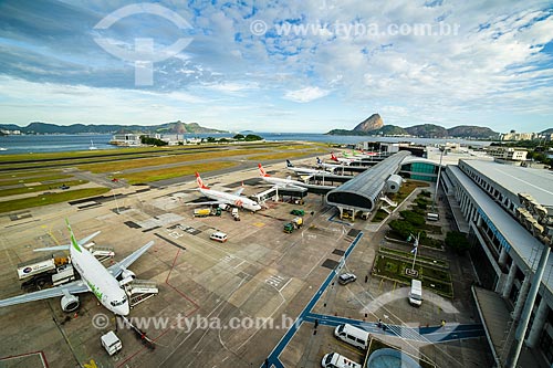  Aviões no Aeroporto Santos Dumont  - Rio de Janeiro - Rio de Janeiro (RJ) - Brasil