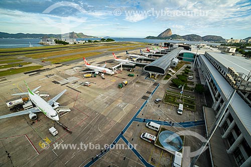  Aviões no Aeroporto Santos Dumont  - Rio de Janeiro - Rio de Janeiro (RJ) - Brasil