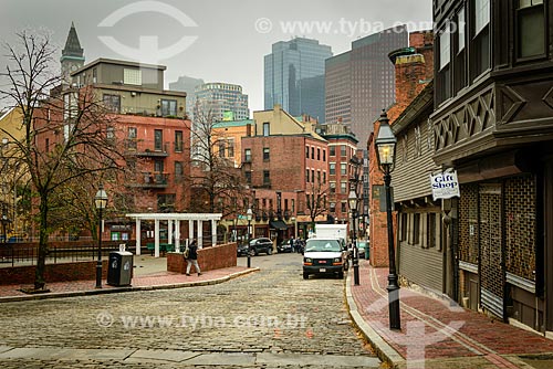  Rua próximo ao North Steet Park  - Boston - Massachusetts - Estados Unidos