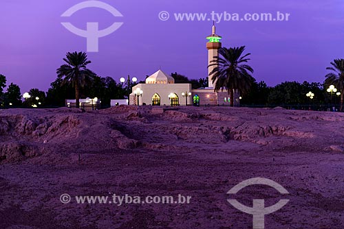  Mesquita no Sítio Arqueológico de Hili  - Al Ain - Abu Dhabi - Emirados Árabes Unidos