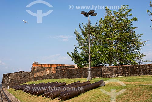 Canhões do Forte do Castelo do Senhor Santo Cristo (1616) - também conhecido como Forte do Castelo ou Forte do Presépio  - Belém - Pará (PA) - Brasil
