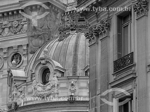  Detalhe do Palais Garnier (Ópera Garnier) - 1875  - Paris - Paris - França