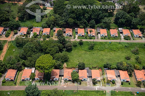 Foto aérea da vila de casas de oficiais da aeronautica próximo à Base Aérea de São Paulo (BASP)  - Guarulhos - São Paulo (SP) - Brasil