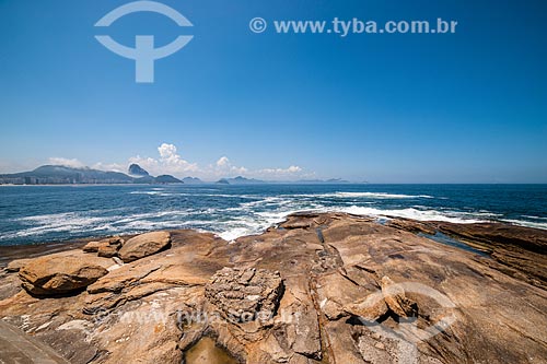  Praia de Copacabana vista do Forte de Copacabana  - Rio de Janeiro - Rio de Janeiro (RJ) - Brasil