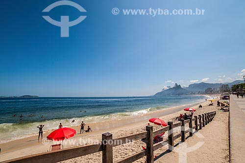  Praia de Ipanema com o Morro Dois Irmãos ao fundo  - Rio de Janeiro - Rio de Janeiro (RJ) - Brasil