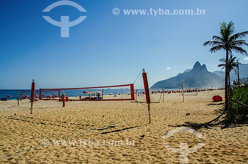  Praia de Ipanema com o Morro Dois Irmãos ao fundo  - Rio de Janeiro - Rio de Janeiro (RJ) - Brasil
