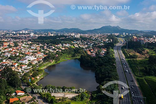  Foto aérea do Parque Cidade de Toronto às margens da Rodovia dos Bandeirantes (SP-348)  - São Paulo - São Paulo (SP) - Brasil