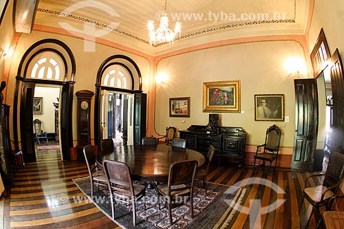  Interior do Centro Cultural Palácio Rio Negro (século XX) - antiga sede do Governo do Estado  - Manaus - Amazonas (AM) - Brasil