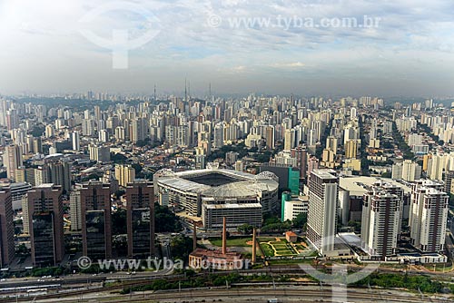  Foto aérea da Allianz Parque - também conhecida como Arena Palmeiras  - São Paulo - São Paulo (SP) - Brasil