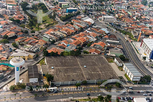  Foto aérea da caixa dágua da Companhia de Saneamento Básico do Estado de São Paulo (SABESP) na Avenida São Miguel com a Rua Abel Tavares  - São Paulo - São Paulo (SP) - Brasil