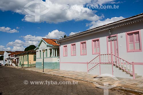  Fachada de casarios na Rua Direita  - Pirenópolis - Goiás (GO) - Brasil