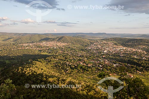  Vista geral da cidade de Pirenópolis a partir do Morro do Frota - Serra dos Pireneus  - Pirenópolis - Goiás (GO) - Brasil