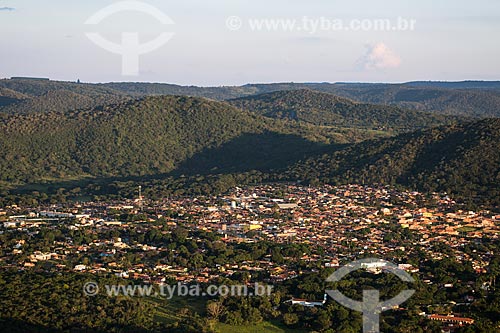  Vista geral da cidade de Pirenópolis a partir do Morro do Frota - Serra dos Pireneus  - Pirenópolis - Goiás (GO) - Brasil
