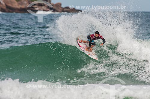  Campeonato mundial de surf (World Surf League) - Etapa Rio Pro - Gabriel Medina surfando  - Rio de Janeiro - Rio de Janeiro (RJ) - Brasil
