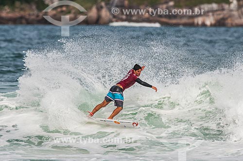 Campeonato mundial de surf (World Surf League) - Etapa Rio Pro - Gabriel Medina surfando  - Rio de Janeiro - Rio de Janeiro (RJ) - Brasil