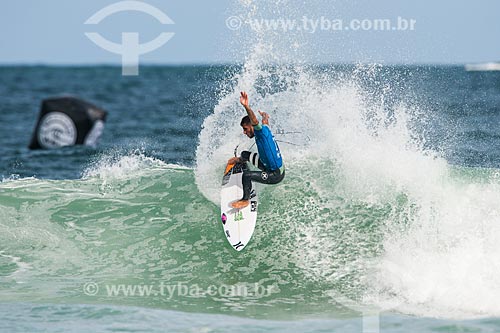  Campeonato mundial de surf (World Surf League) - Etapa Rio Pro - Filipe Toledo surfando  - Rio de Janeiro - Rio de Janeiro (RJ) - Brasil