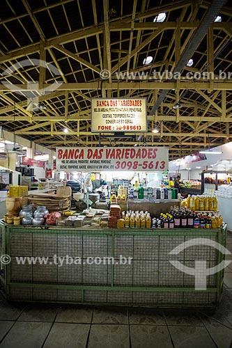  Barraca no interior do Mercado Municipal Carlos de Pina  - Anápolis - Goiás (GO) - Brasil