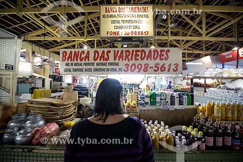  Barraca no interior do Mercado Municipal Carlos de Pina  - Anápolis - Goiás (GO) - Brasil