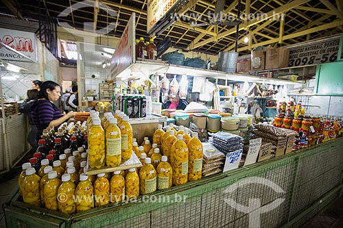  Mercadorias à venda no Mercado Municipal Carlos de Pina  - Anápolis - Goiás (GO) - Brasil