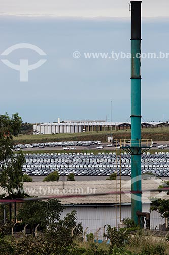  Pátio da fábrica da montadora Hyundai Motor Company no Porto Seco Centro-Oeste S/A  - Anápolis - Goiás (GO) - Brasil