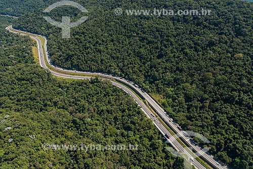  Trecho da Rodovia Fernão Dias (BR-381) na Serra da Cantareira  - São Paulo - São Paulo (SP) - Brasil