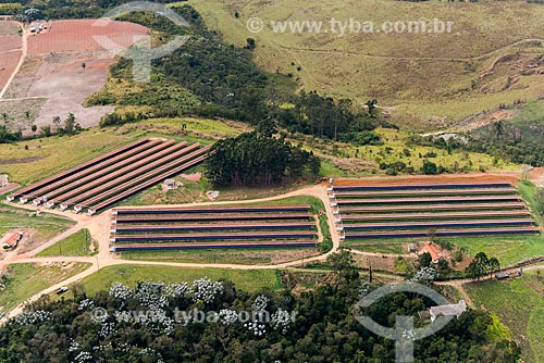  Foto aérea de granja na zona rural de Mogi das Cruzes  - Mogi das Cruzes - São Paulo (SP) - Brasil