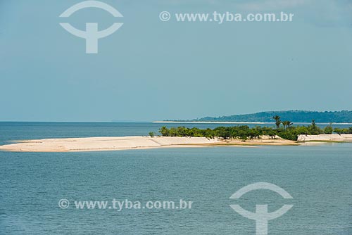  Vista da Praia de Aramanai no Rio Tapajós  - Belterra - Pará (PA) - Brasil
