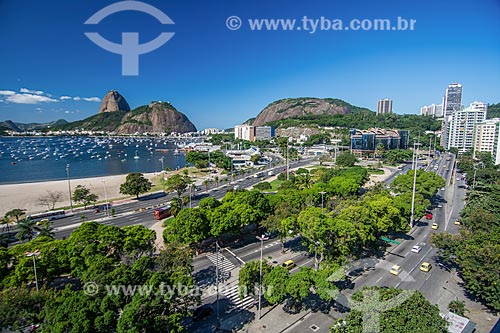  Vista da Enseada de Botafogo com o Pão de Açúcar ao fundo  - Rio de Janeiro - Rio de Janeiro (RJ) - Brasil