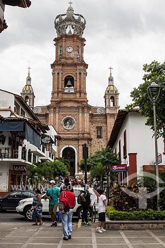  Fachada da Parroquia de Nuestra Señora de Guadalupe (Paróquia de Nossa Senhora de Guadalupe) - 1951  - Puerto Vallarta - Jalisco - México