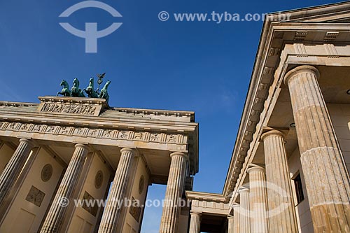  Portão de Brandemburgo (século XVIII)  - Berlim - Berlim - Alemanha