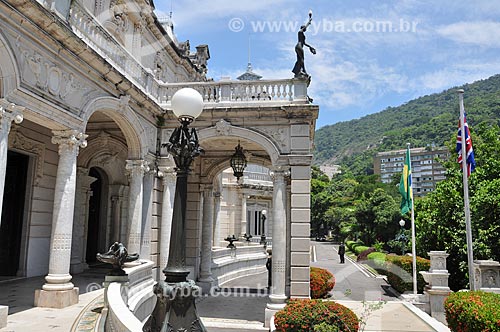  Fachada do Palácio Laranjeiras (1913) - residência oficial do governador do estado do Rio de Janeiro  - Rio de Janeiro - Rio de Janeiro (RJ) - Brasil