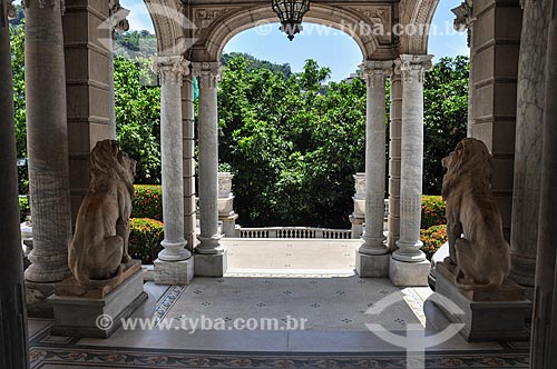  Entrada do Palácio Laranjeiras (1913) - residência oficial do governador do estado do Rio de Janeiro  - Rio de Janeiro - Rio de Janeiro (RJ) - Brasil