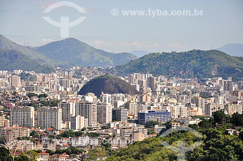 Vista da Pedra da Babilônia e dos prédios da Tijuca a partir de Santa Teresa  - Rio de Janeiro - Rio de Janeiro (RJ) - Brasil