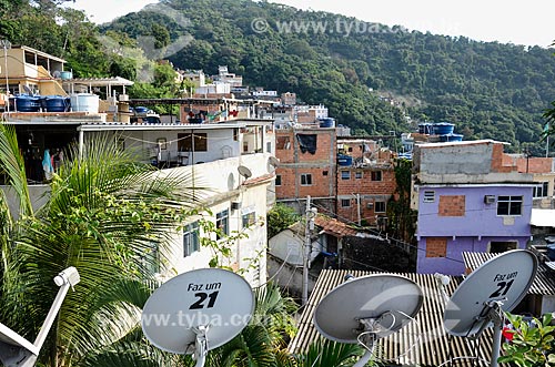  Casas na Favela do Morro dos Cabritos  - Rio de Janeiro - Rio de Janeiro (RJ) - Brasil
